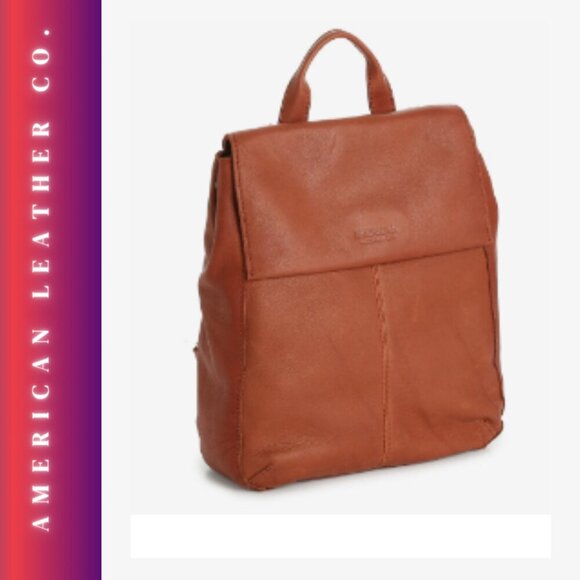 American Leather Co. Handbags - NWT M Liberty Backpack Light Brown American Leather Co summer casual Cognac